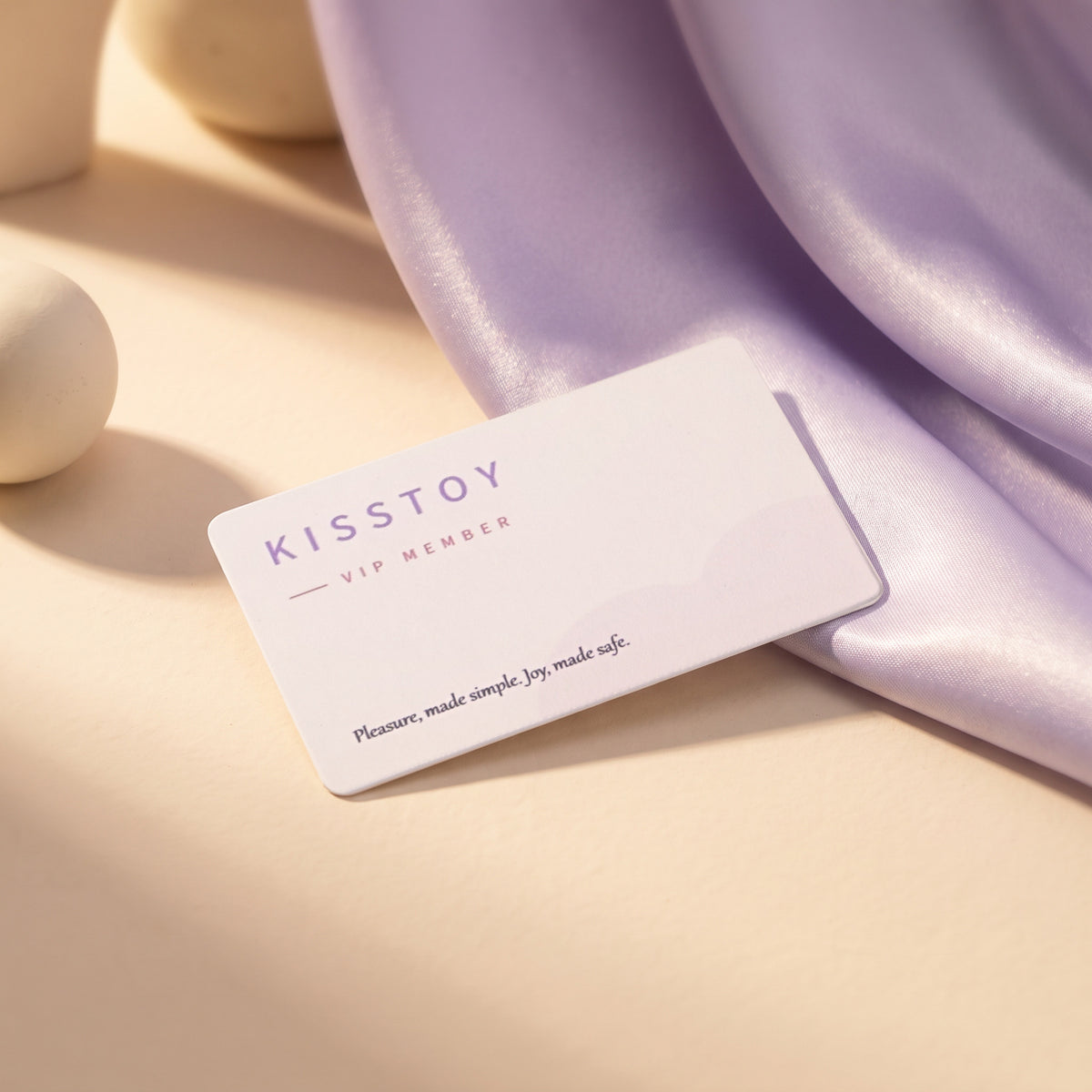 KISSTOY VIP card and QR